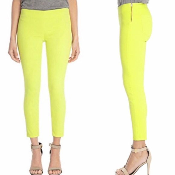 J Brand Denim - J Brand Yellow Clean Capri Lemongrass